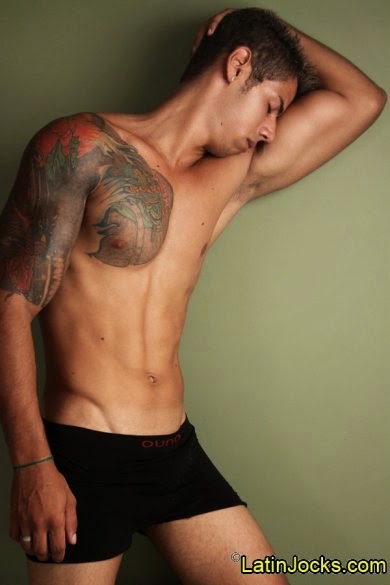 Moreno tatuado, uma delícia de macho - Foto 6